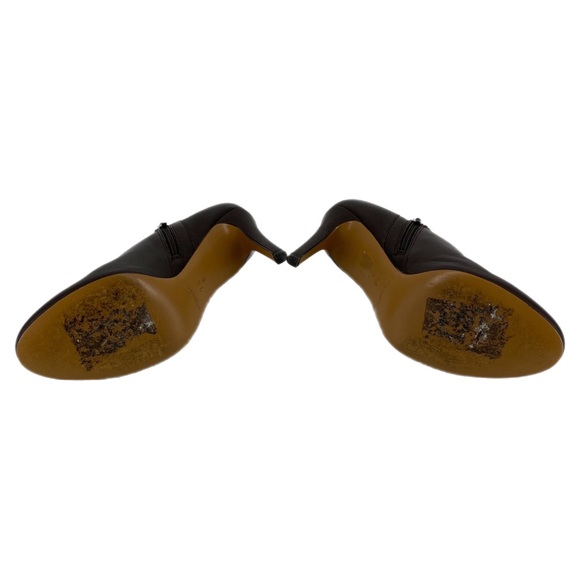 Coach Brown Leather Seneca Heeled Ankle Booties - Picture 10 of 10